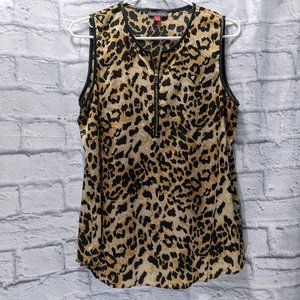 Vince Camuto leopard animal print top